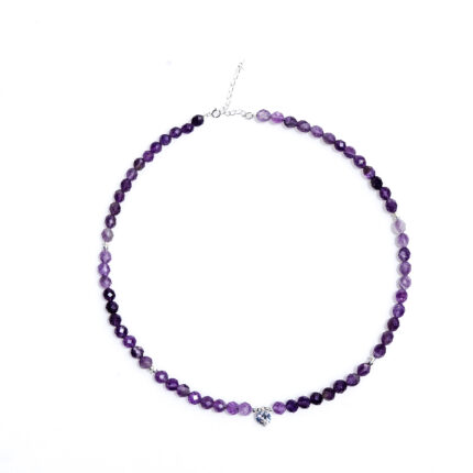 Amethyst Beaded Necklace